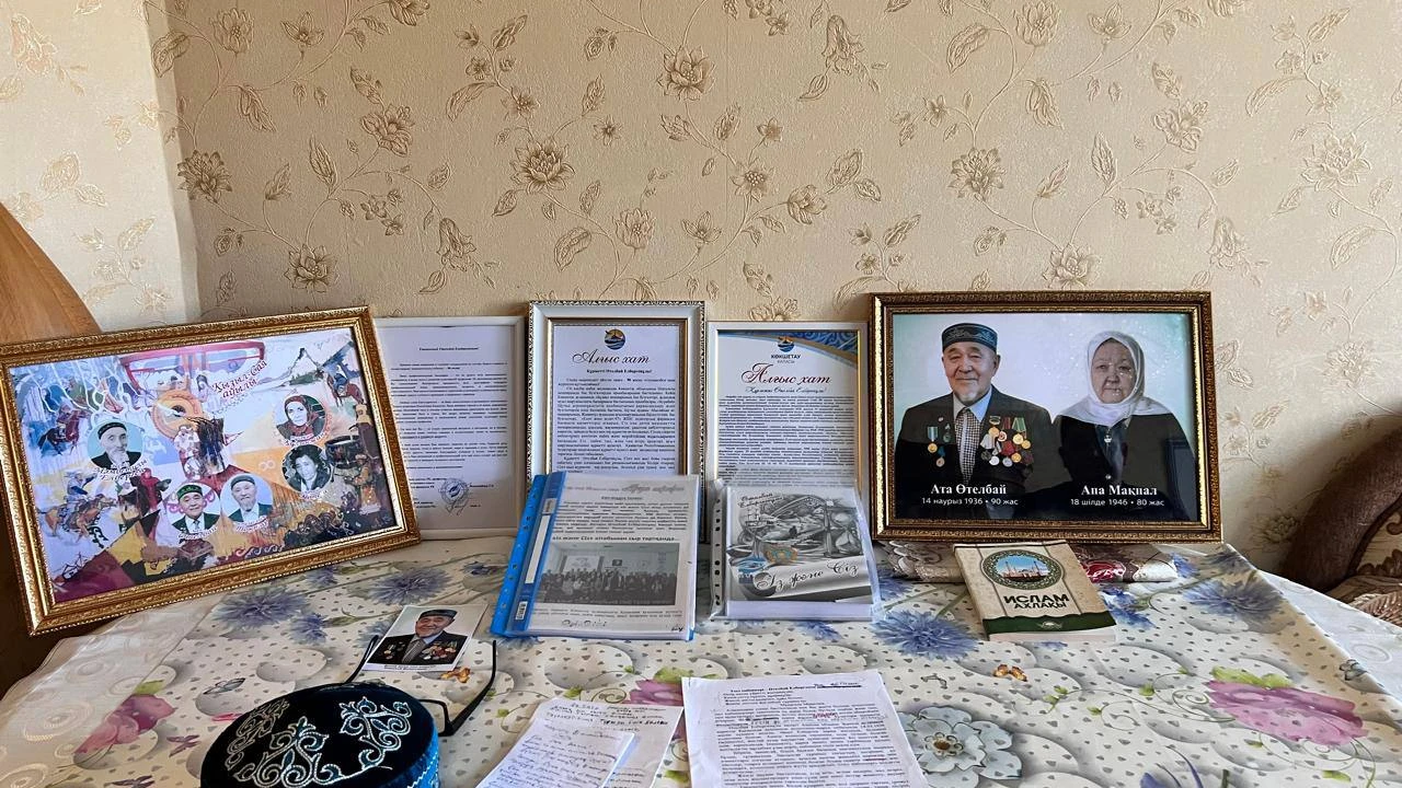 Сотрудники АО «ЛОК «Ок-Жетпес» поздравили тружеников тыла с Днем Победы 